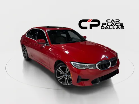 Red 2021 BMW 3 Series 330i NAV,CARPLAY,ANDROID AUTO,LIVE COCKPIT,CAM,PARK ASSIST,MOONROOF,MEMORY STS,LED HDLS,RWD for sale in Addison, TX