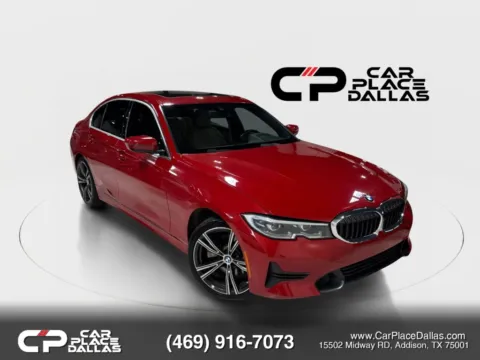 Red 2021 BMW 3 Series 330i Sedan 4D for sale in Addison, TX