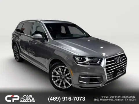Gray 2018 Audi Q7 3.0T Premium Plus Sport Utility 4D for sale in Addison, TX