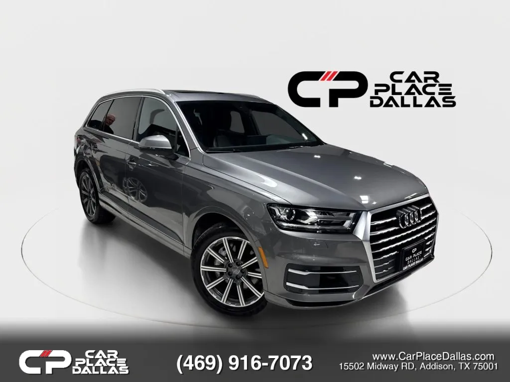 Gray 2018 Audi Q7 3.0T Premium Plus Sport Utility 4D for sale in Addison, TX