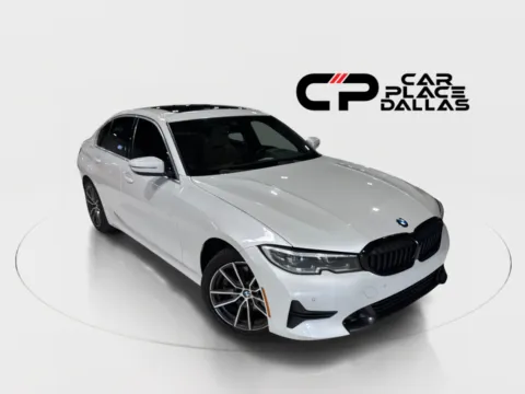 White 2021 BMW 3 Series 330i NAV,CARPLAY,ANDROID AUTO,CAM,MOONROOF,PWR STS,MEMORY,LED HDLS,PARK ASSIST,RWD for sale in Addison, TX
