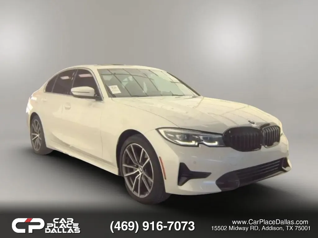 White 2021 BMW 3 Series 330i Sedan 4D for sale in Addison, TX