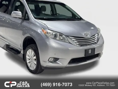 Another view of 2013 Toyota Sienna Limited FWD,PREM PKG,NAV,PANO CAM,JBL,REAR ENT,DUAL MOONROOF,HTD LTHR,BLIND SPOT,PWR DOORS for sale in Addison, TX at Car Place Dallas