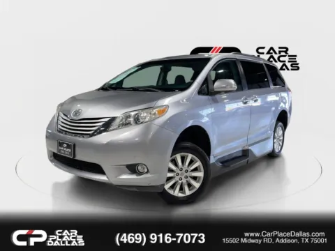 Photos of 2013 Toyota Sienna Limited FWD,PREM PKG,NAV,PANO CAM,JBL,REAR ENT,DUAL MOONROOF,HTD LTHR,BLIND SPOT,PWR DOORS for sale in Addison, TX at Car Place Dallas