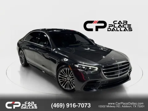 Black 2022 Mercedes-Benz S-Class S 580 4MATIC Sedan 4D for sale in Addison, TX
