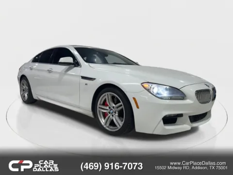 White 2013 BMW 6 Series 650i Gran Coupe xDrive Coupe 4D for sale in Addison, TX