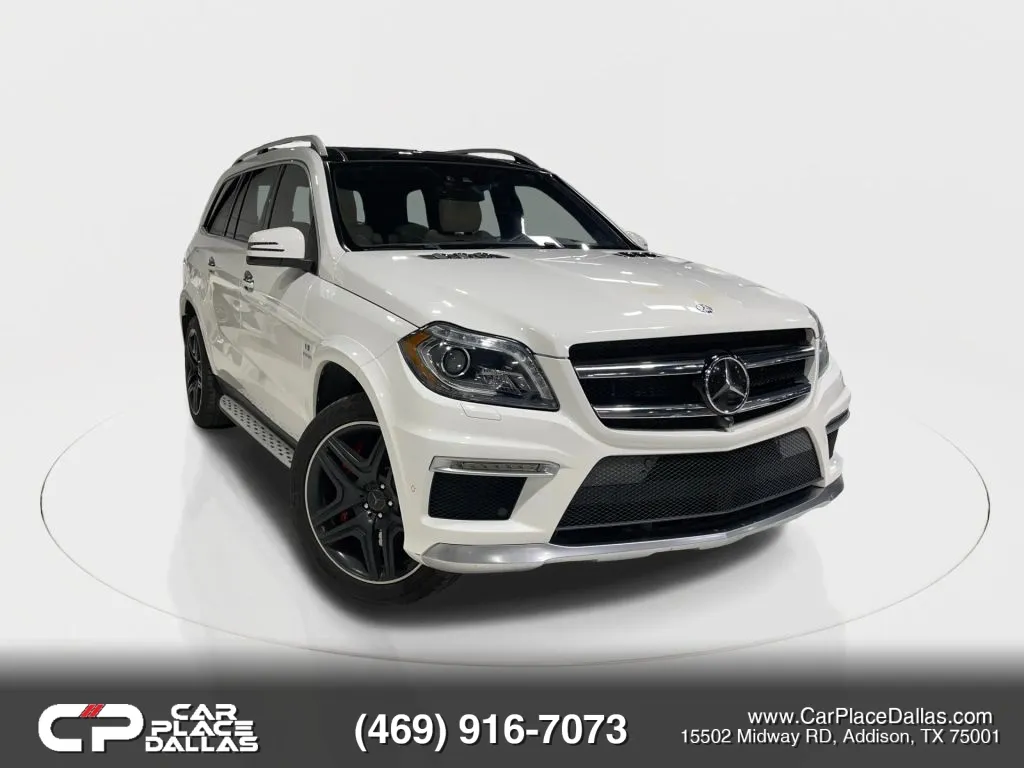 White 2016 Mercedes-Benz GL-Class GL 63 AMG Sport Utility 4D for sale in Addison, TX