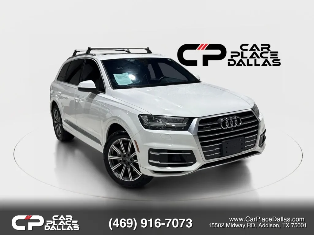 White 2017 Audi Q7 3.0T Premium Plus Sport Utility 4D for sale in Addison, TX