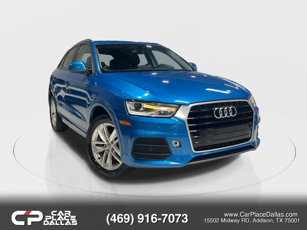 Blue 2017 Audi Q3 Premium Sport Utility 4D for sale in Addison, TX