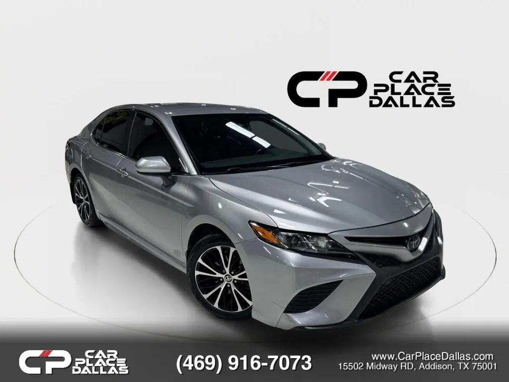 Silver 2020 Toyota Camry SE Sedan 4D for sale in Addison, TX