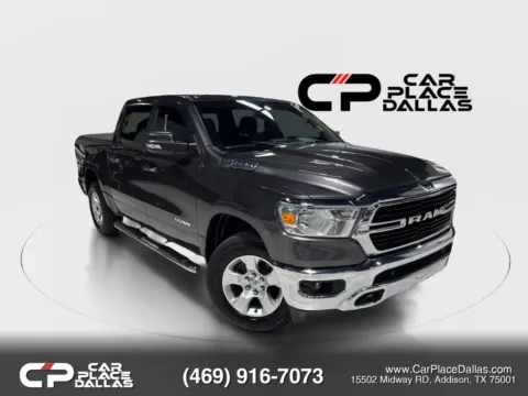 Gray 2019 Ram 1500 Crew Cab Lone Star Pickup 4D 5 1/2 ft for sale in Addison, TX
