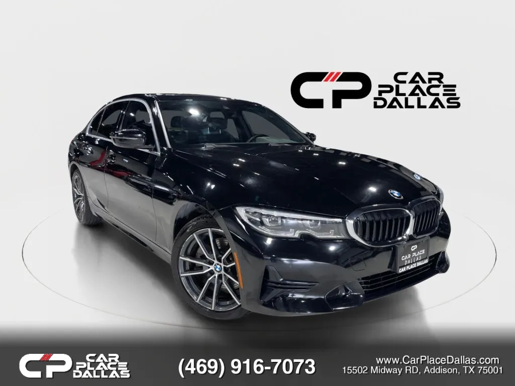 Black 2020 BMW 3 Series 330i xDrive Sedan 4D for sale in Addison, TX