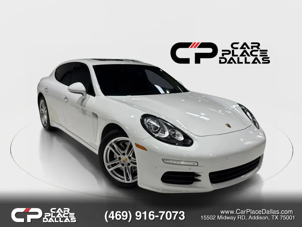 White 2015 Porsche Panamera 4 Sedan 4D for sale in Addison, TX