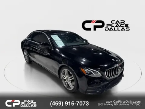 Black 2018 Mercedes-Benz E-Class E 300 Sedan 4D for sale in Addison, TX