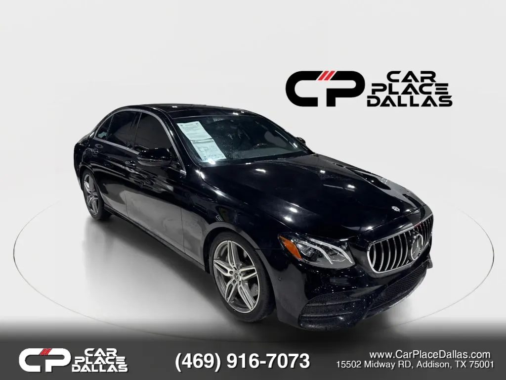 Black 2018 Mercedes-Benz E-Class E 300 Sedan 4D for sale in Addison, TX