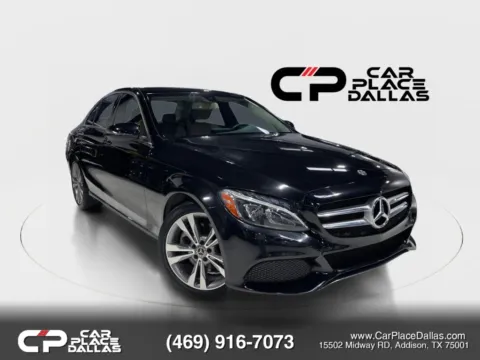 Black 2018 Mercedes-Benz C-Class C 300 Sedan 4D for sale in Addison, TX