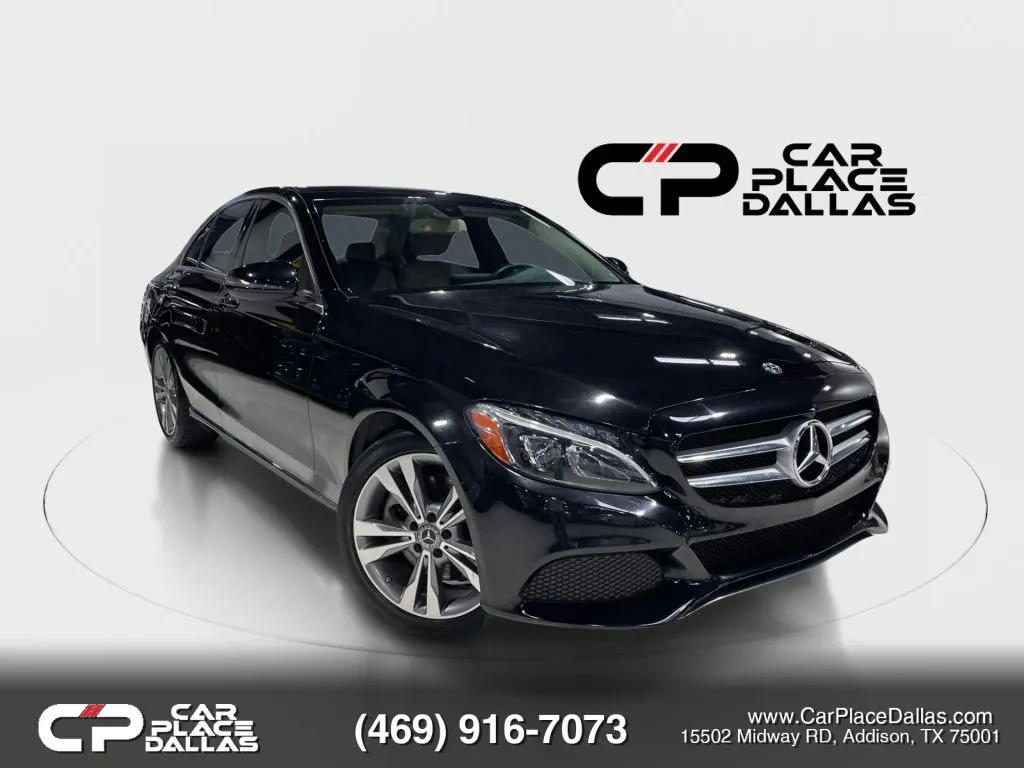 Black 2018 Mercedes-Benz C-Class C 300 Sedan 4D for sale in Addison, TX
