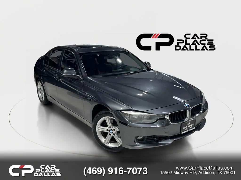 Black 2015 BMW 3 Series 328i xDrive AWD,NAV,MOONROOF,CAM,PARK ASSIST,MEMORY STS,LED LIGHTS,BLUETOOTH,PUSH START,DUAL CLIMATE for sale in Addison, TX