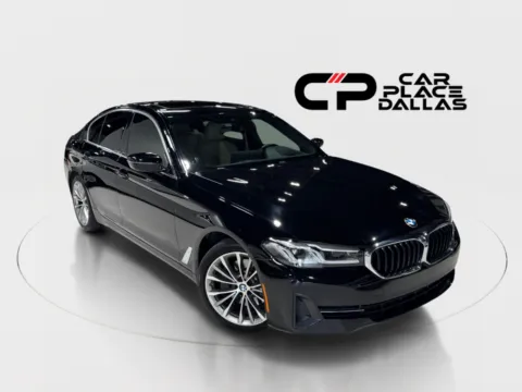 Black 2023 BMW 5 Series 530i Sedan 4D for sale in Addison, TX