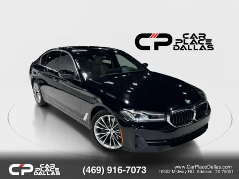 Black 2023 BMW 5 Series 530i Sedan 4D for sale in Addison, TX