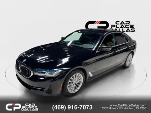 Photos of 2021 BMW 5 Series 530i Sedan 4D for sale in Addison, TX at Car Place Dallas