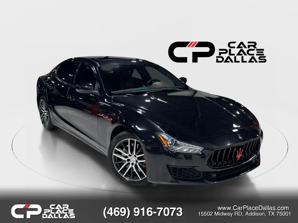 Black 2018 Maserati Ghibli S Q4 Sedan 4D for sale in Addison, TX