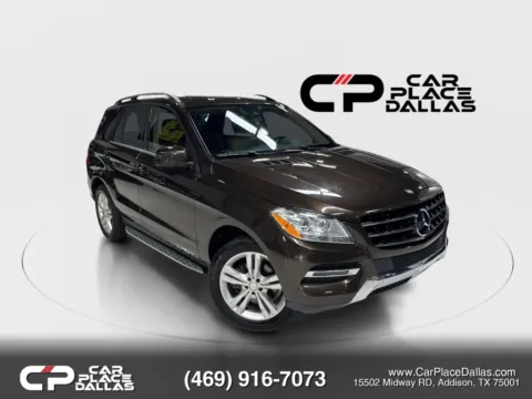 Brown 2013 Mercedes-Benz M-Class ML 350 Sport Utility 4D for sale in Addison, TX