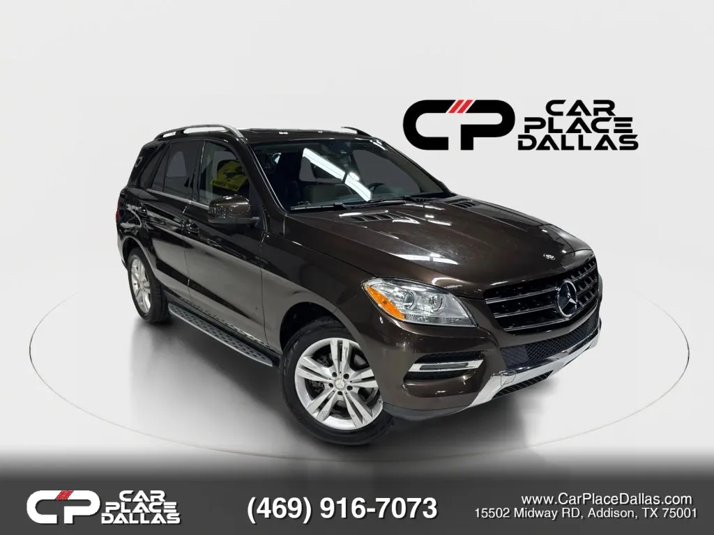 Brown 2013 Mercedes-Benz M-Class ML 350 Sport Utility 4D for sale in Addison, TX