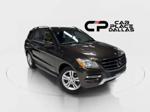 Brown 2013 Mercedes-Benz M-Class ML 350 PREM 1 PKG,NAV,LEATHER,KEYLESS-GO,CAM,HTD F/R STS,20IN WHLS,PWR LIFTGATE,MEMORY STS,SIRIUSXM for sale in Addison, TX