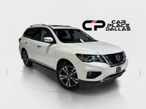 White 2020 Nissan Pathfinder Platinum Sport Utility 4D for sale in Addison, TX