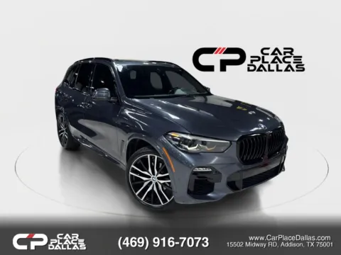 Blue 2019 BMW X5 xDrive40i Sport Utility 4D for sale in Addison, TX