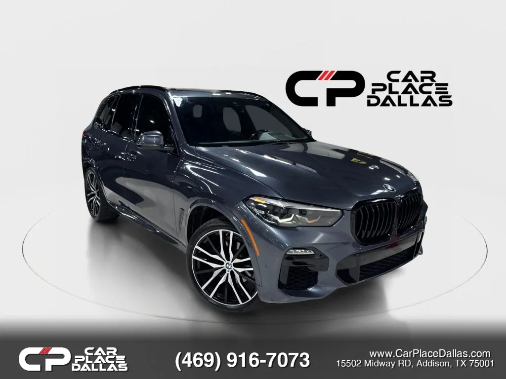 Blue 2019 BMW X5 xDrive40i Sport Utility 4D for sale in Addison, TX