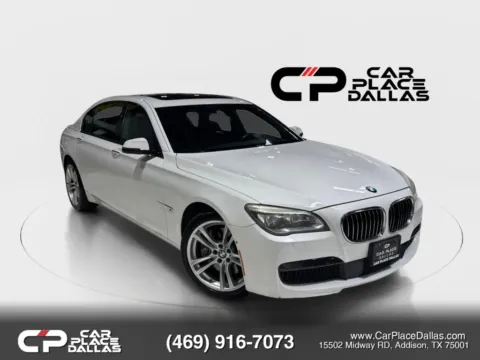 White 2014 BMW 7 Series 750Li for sale in Addison, TX