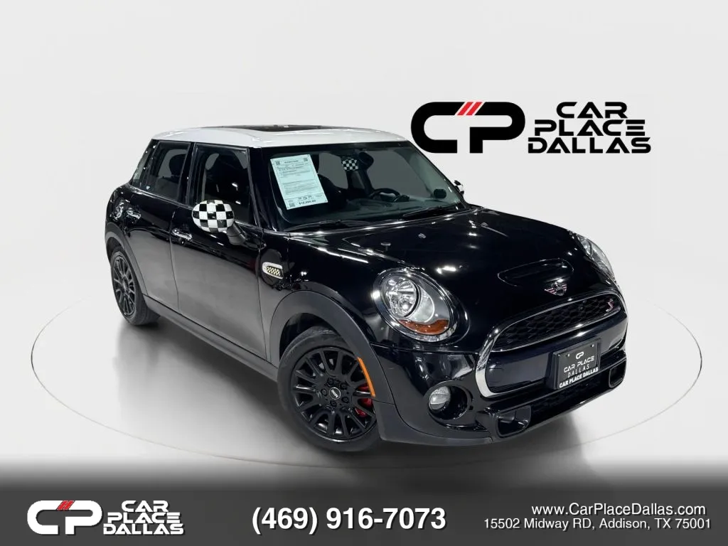 Black 2018 MINI Hardtop 4 Door Cooper S Hatchback 4D for sale in Addison, TX