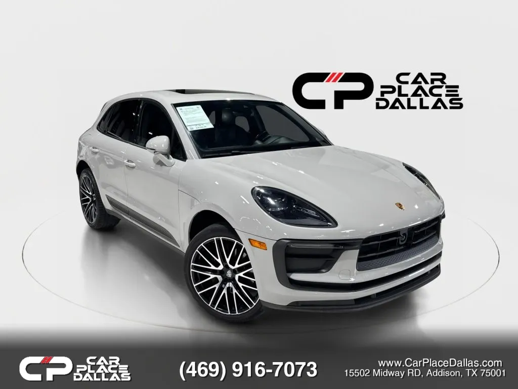 Gray 2022 Porsche Macan AWD,NAV,CARPLAY,PANO,HTD STS,CAM,PARK ASSIST,LED LIGHTS,PWR LIFTGATE,PDK,19IN WHLS for sale in Addison, TX