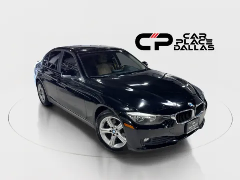 Black 2014 BMW 3 Series 320i xDrive NAV,CAM,PDC,MOONROOF,HTD STS,xDRIVE,BLUETOOTH,HIFI AUDIO,SENSATEC,17IN WHLS for sale in Addison, TX