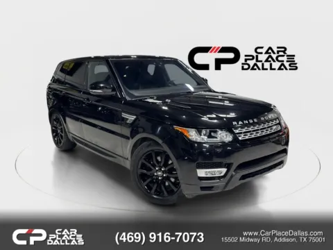 Black 2017 Land Rover Range Rover Sport HSE Sport Utility 4D for sale in Addison, TX