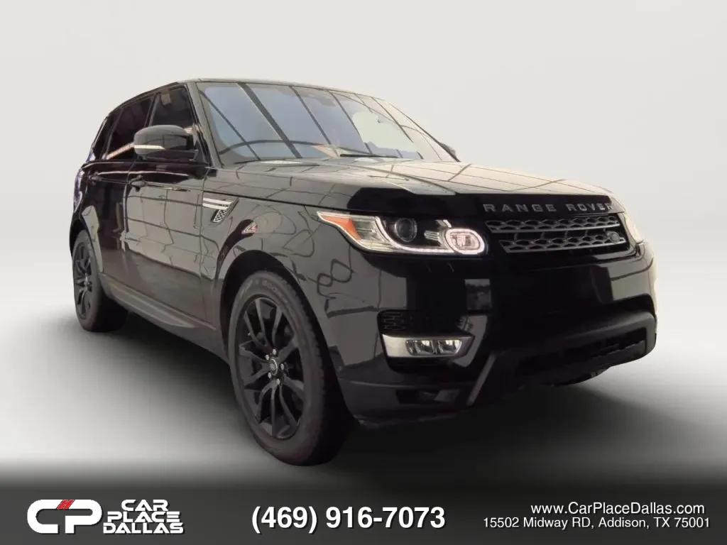 Black 2017 Land Rover Range Rover Sport HSE Sport Utility 4D for sale in Addison, TX