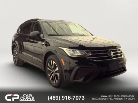 Black 2024 Volkswagen Tiguan S Sport Utility 4D for sale in Addison, TX