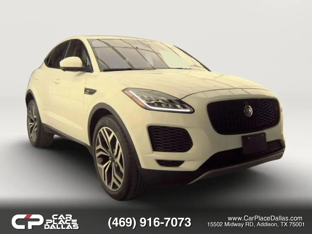White 2020 Jaguar E-PACE P250 SE Sport Utility 4D for sale in Addison, TX