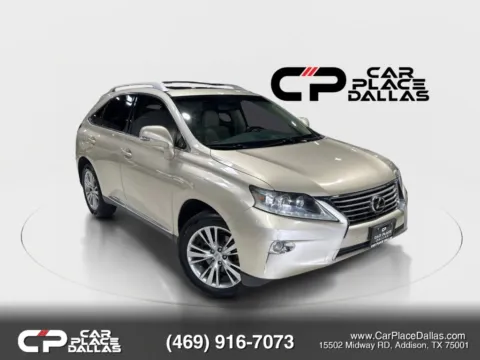 Gold 2013 Lexus RX 350 Sport Utility 4D for sale in Addison, TX