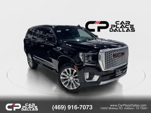 Black 2021 GMC Yukon Denali Sport Utility 4D for sale in Addison, TX