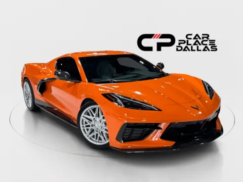 Orange 2023 Chevrolet Corvette Stingray Coupe 2D for sale in Addison, TX