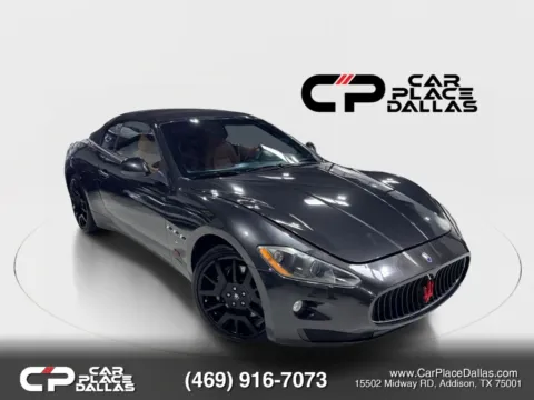 Gray 2011 Maserati GranTurismo Convertible 2D for sale in Addison, TX