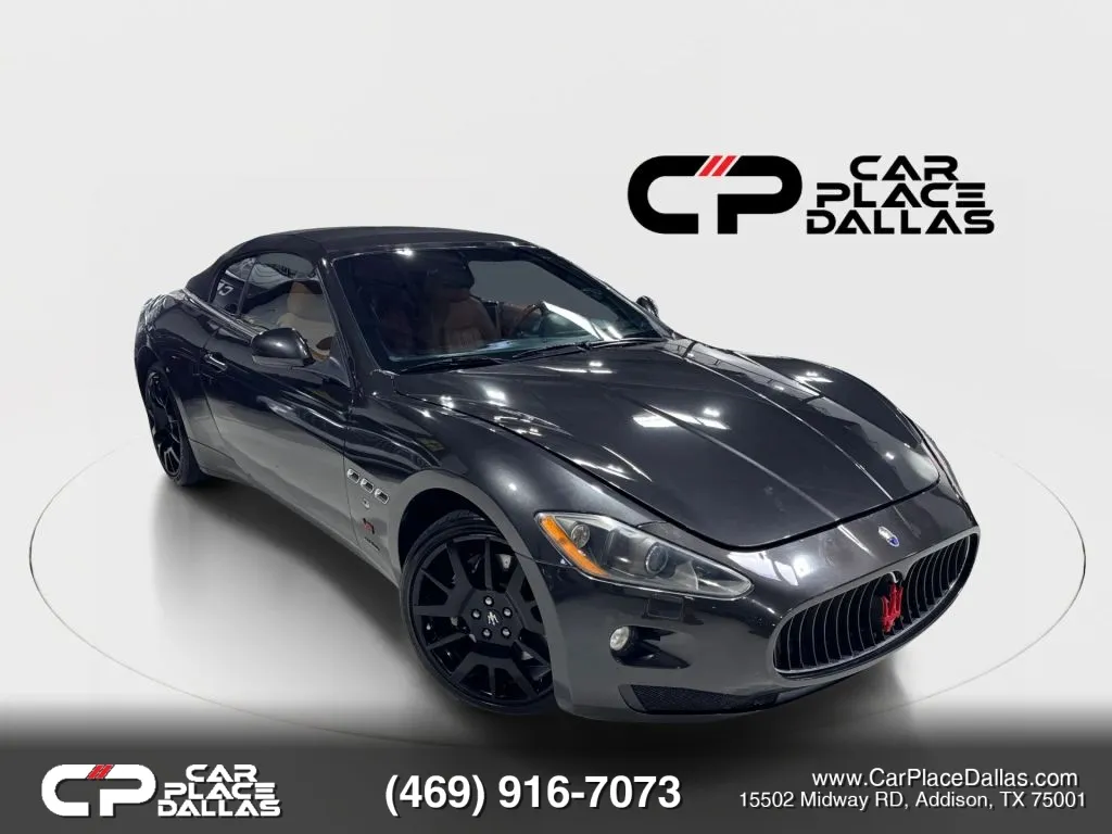 Gray 2011 Maserati GranTurismo Convertible 2D for sale in Addison, TX