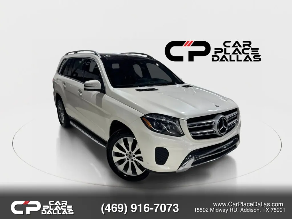 White 2019 Mercedes-Benz GLS 450 4MATIC Sport Utility 4D for sale in Addison, TX
