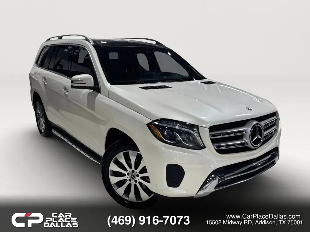 White 2019 Mercedes-Benz GLS 450 4MATIC Sport Utility 4D for sale in Addison, TX