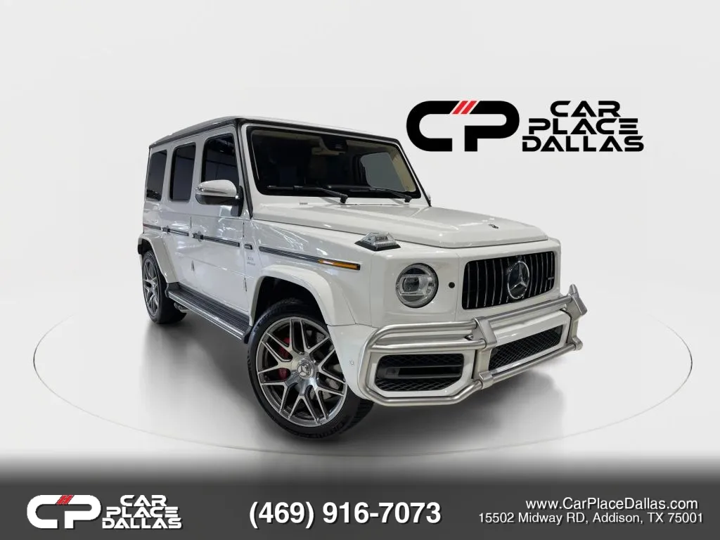White 2020 Mercedes-Benz Mercedes-AMG G-Class G 63 AMG Sport Utility 4D for sale in Addison, TX