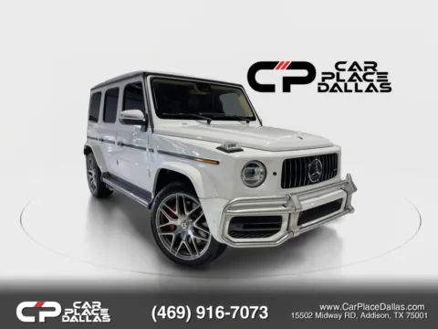 White 2020 Mercedes-Benz Mercedes-AMG G-Class G 63 AMG Sport Utility 4D for sale in Addison, TX