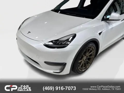 Another view of 2021 Tesla Model Y Long Range Sport Utility 4D for sale in Addison, TX at Car Place Dallas